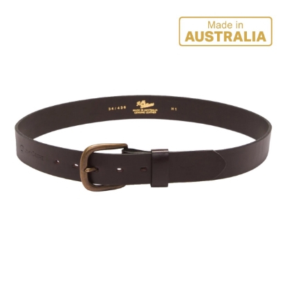 Picture of John Deere Traditional Belt by R.M. Williams - Brown