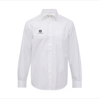Picture of John Deere Collins Shirt by R. M. Williams – White NE