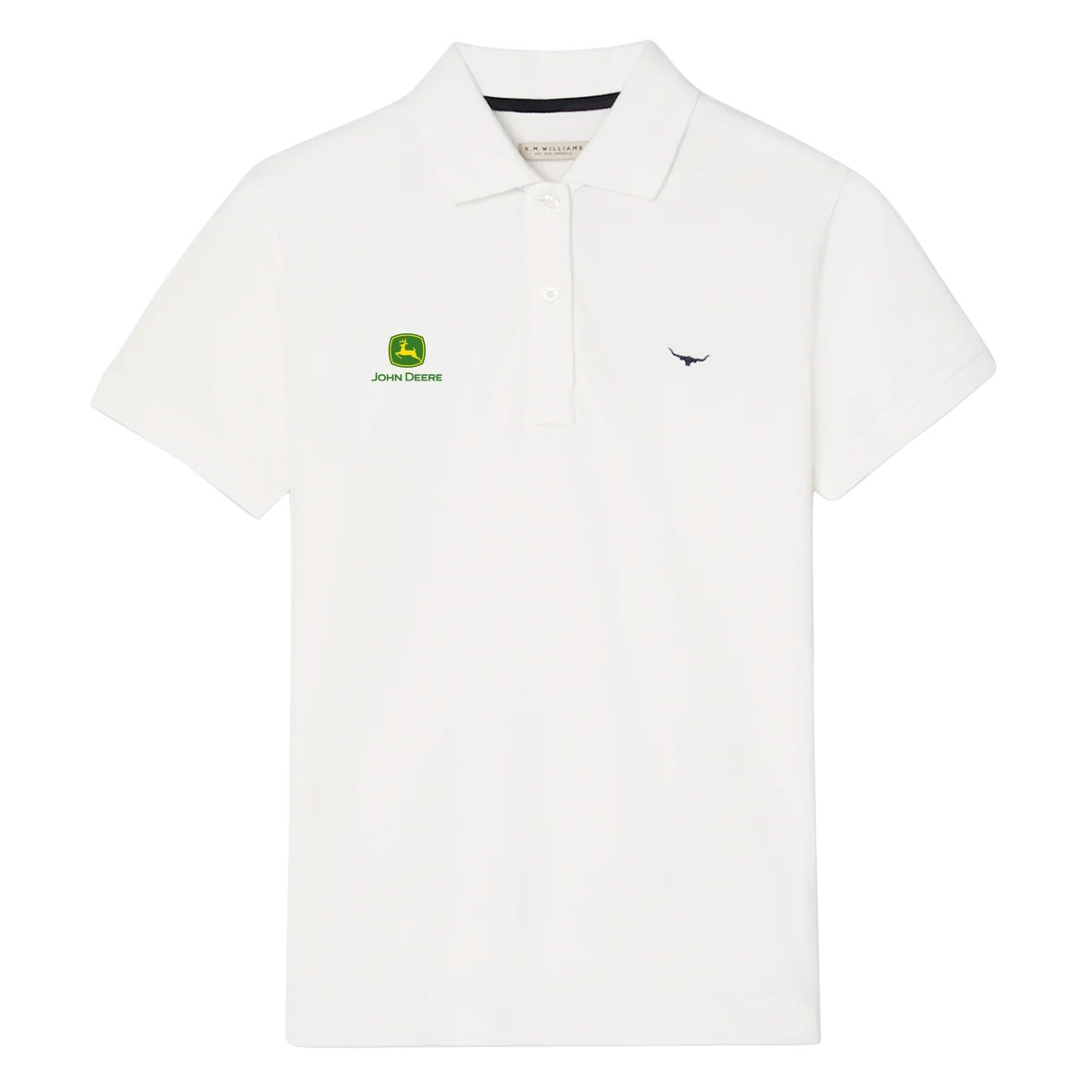 Picture of John Deere Margaret Polo by RMW - White - AG