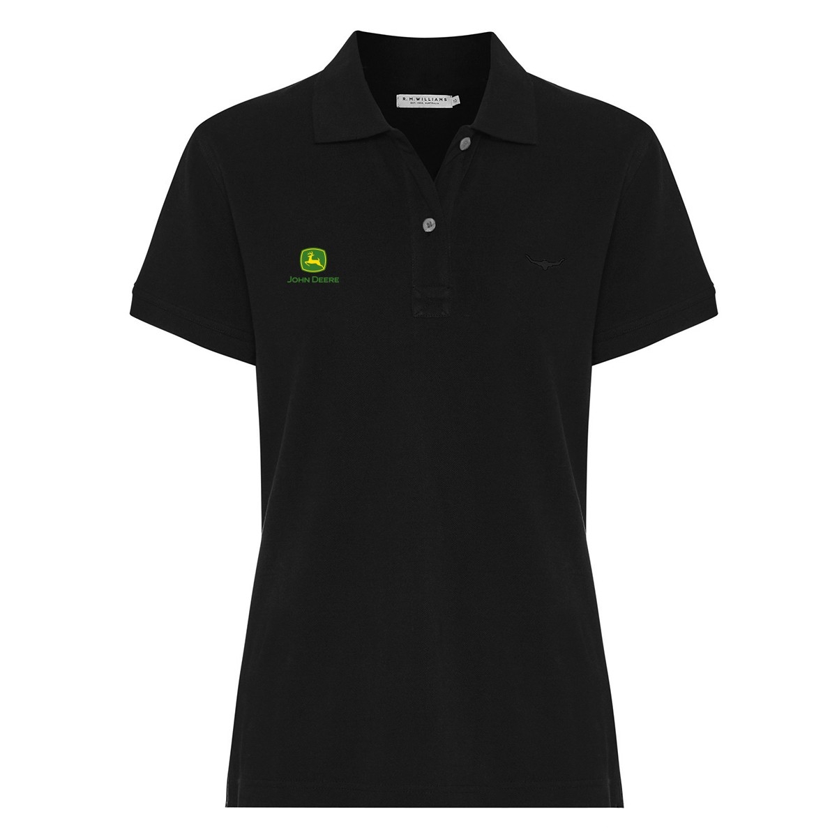 Picture of John Deere Womens Cotton Polo by RMW - AG