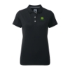 Picture of John Deere Ladies Stretch Pique Polo by FJ – Black AG (MOQ 10u)