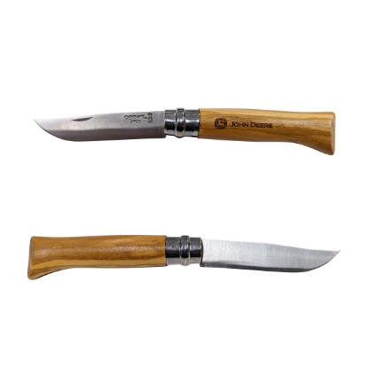 Picture of John Deere Folding Knife in Olive Wood by Opinel (MOQ 5u)