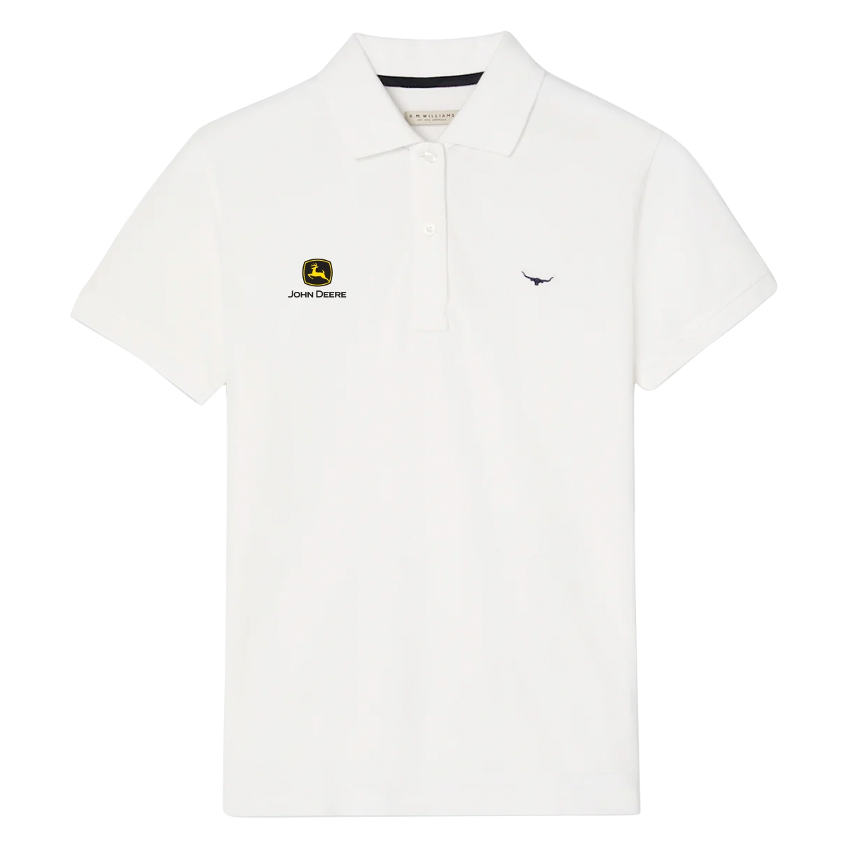 Picture of John Deere Margaret Polo by RMW - White - CF