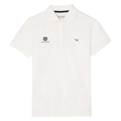 Picture of John Deere Margaret Polo by RMW - White - NE