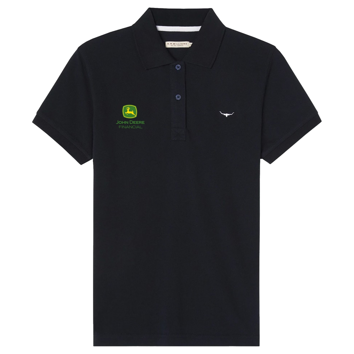 Picture of John Deere Margaret Polo by R. M. Williams – Navy AGF
