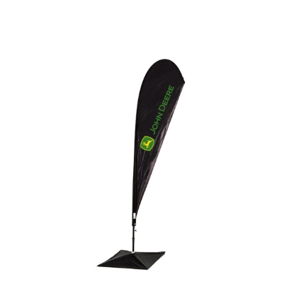 Picture of John Deere 2.4m Teardrop Banner Double Sided Flag (MOQ2u)