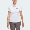 Picture of John Deere Performance Ladies Polo by Adidas - White