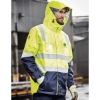 Picture of John Deere Mens Hi Vis 4 In 1 Waterproof Jacket - Yellow/Navy