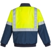 Picture of John Deere Hi Vis Quilted Flying Jacket - Yellow/Navy