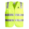 Picture of John Deere Unisex Hi Vis Zip Vest - Yellow