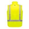 Picture of John Deere Unisex Hi Vis Waterproof Reversible Vest - Yellow/Navy