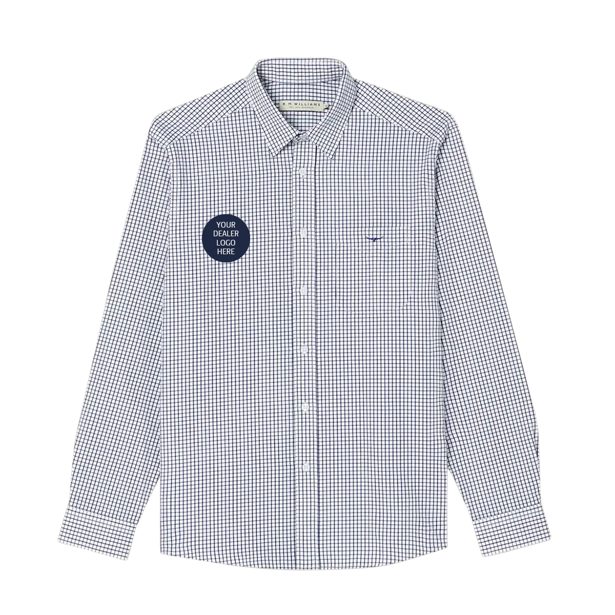 Picture of Your Dealership Nicole Checked Shirt by RMW - DT