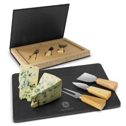 Picture of John Deere Slate Cheese Board Set