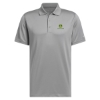 Picture of John Deere Performance Men Polo by Adidas - Grey Melange