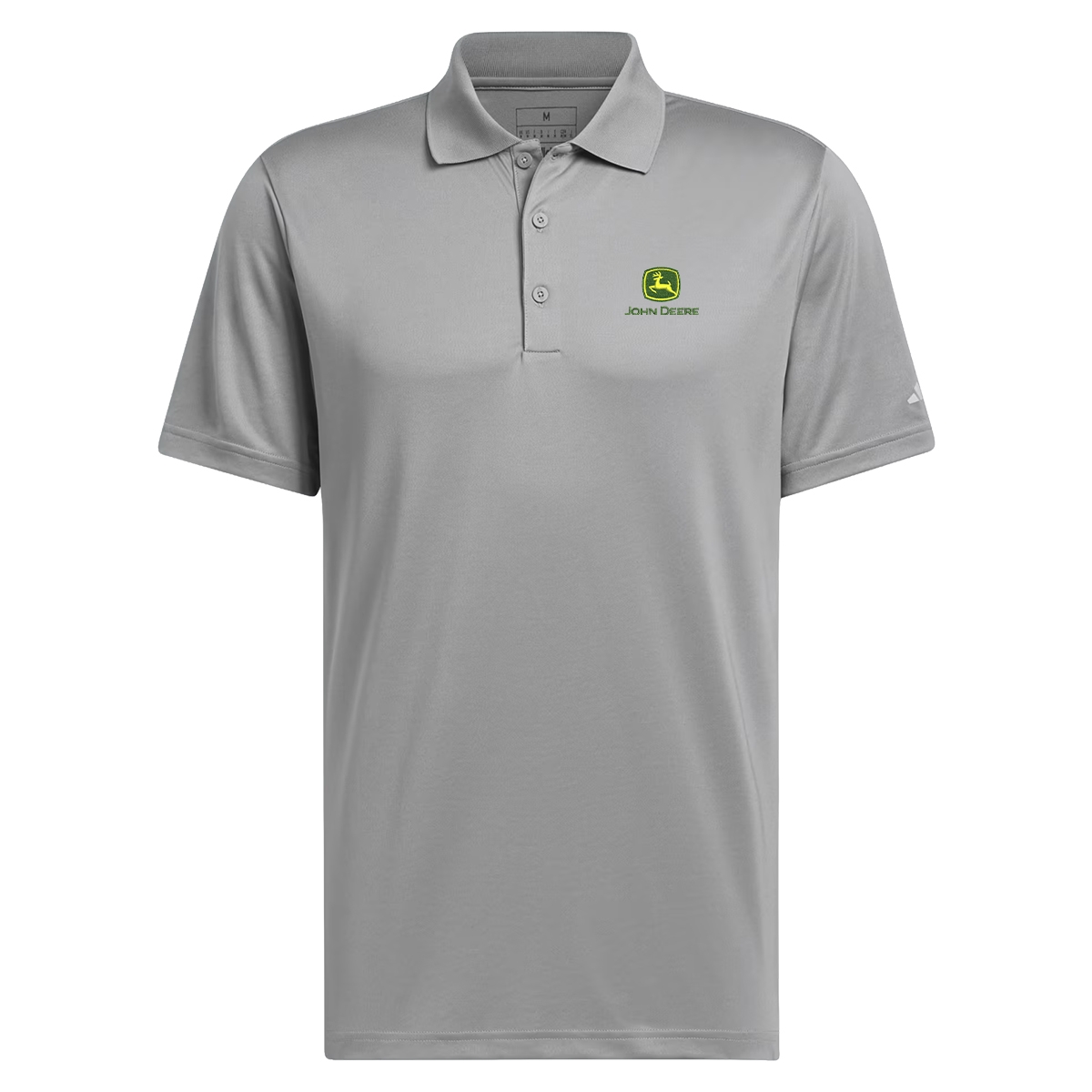 Picture of John Deere Performance Men Polo by Adidas - Grey Melange