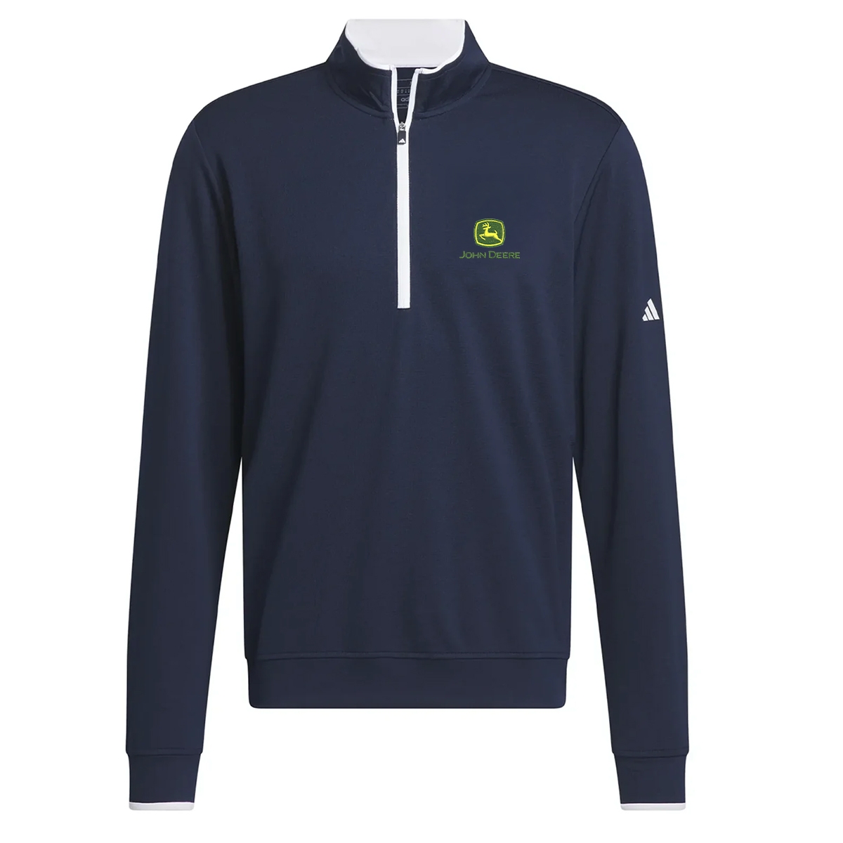 Picture of John Deere Light-Weight Quarter Zip Pullover by Adidas – Navy AG