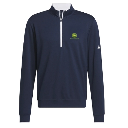 Picture of John Deere Light-Weight Quarter Zip Pullover by Adidas – Navy AG