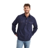 Picture of John Deere Burton Mid-Weight Work Shirt by RB Sellars - Navy CF