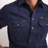 Picture of John Deere Burton Mid-Weight Work Shirt by RB Sellars - Navy AGF
