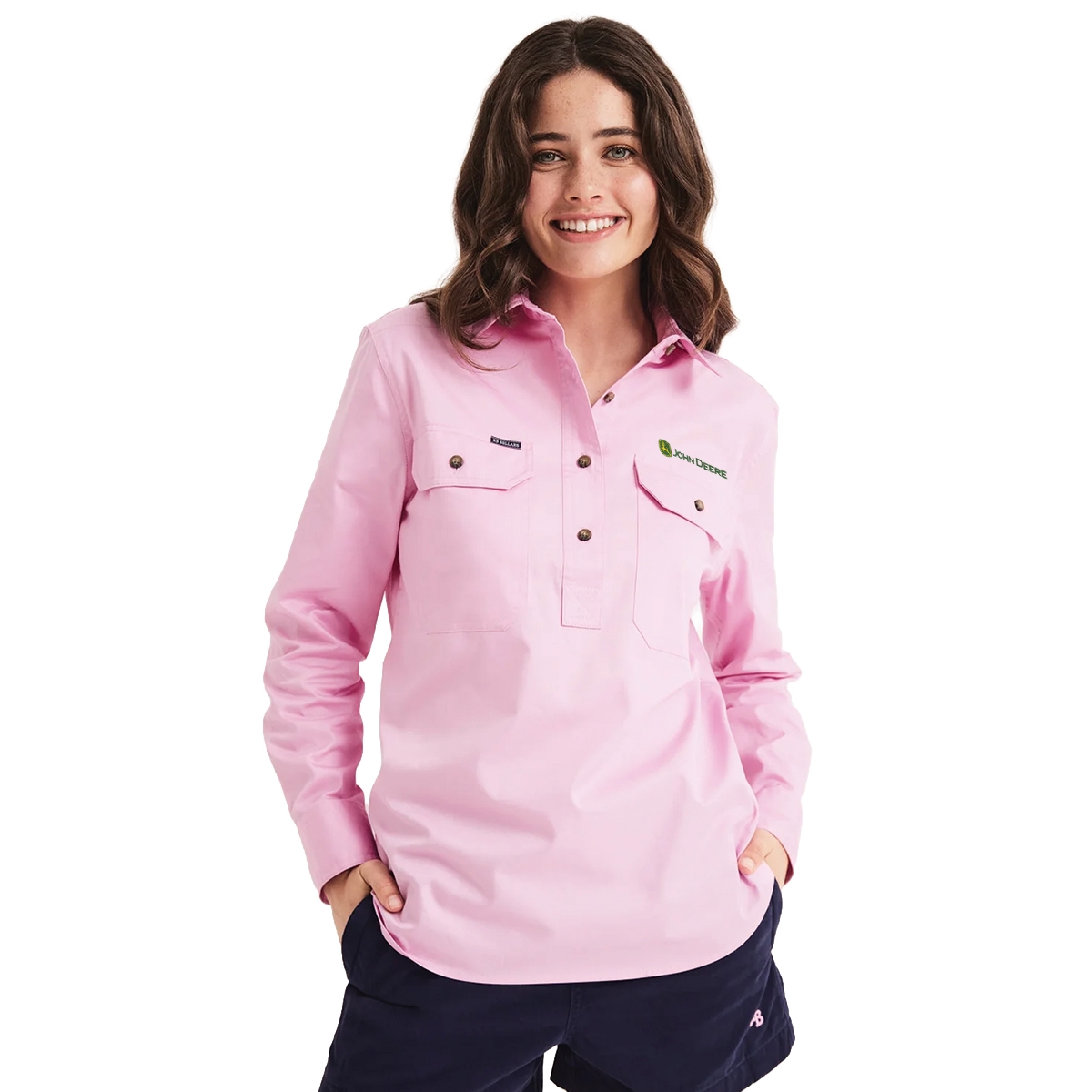 Picture of John Deere Sandy Light-Weight Work Shirt by RB Sellars AG