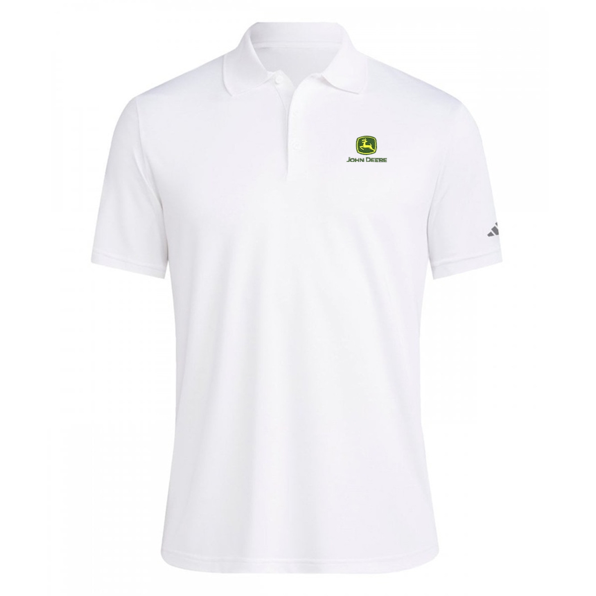 Picture of John Deere Men Performance Polo by Adidas – White AG