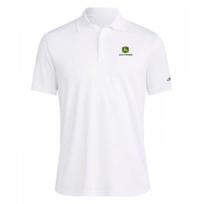 Picture of John Deere Men Performance Polo by Adidas – White AG