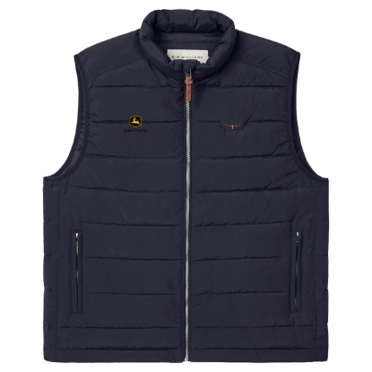 Picture of John Deere Rydal Padded Vest by R. M. Williams – Navy CF