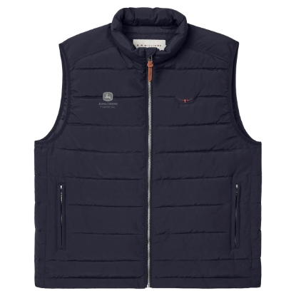 Picture of John Deere Rydal Padded Vest by R. M. Williams – Navy NEF