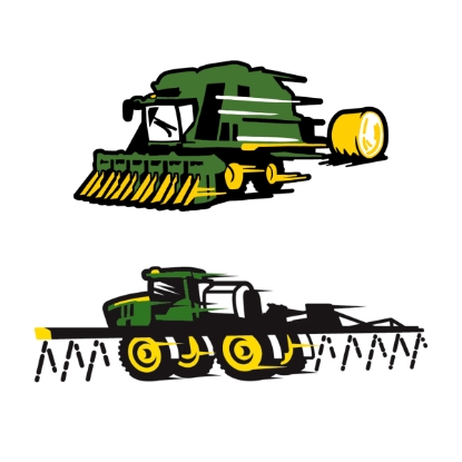 Picture of John Deere Machine Sticker (MOQ 100u)
