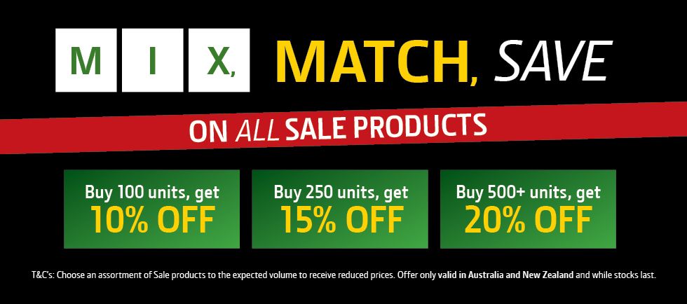 MIX-MATCH, SAVE - ON ALL SALE PRODUCTS